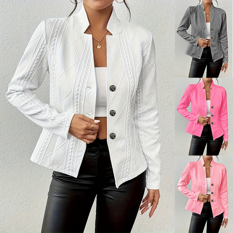 Women Formal Wear Stitching - Neue Herbst und Winter Frau Strukturierte