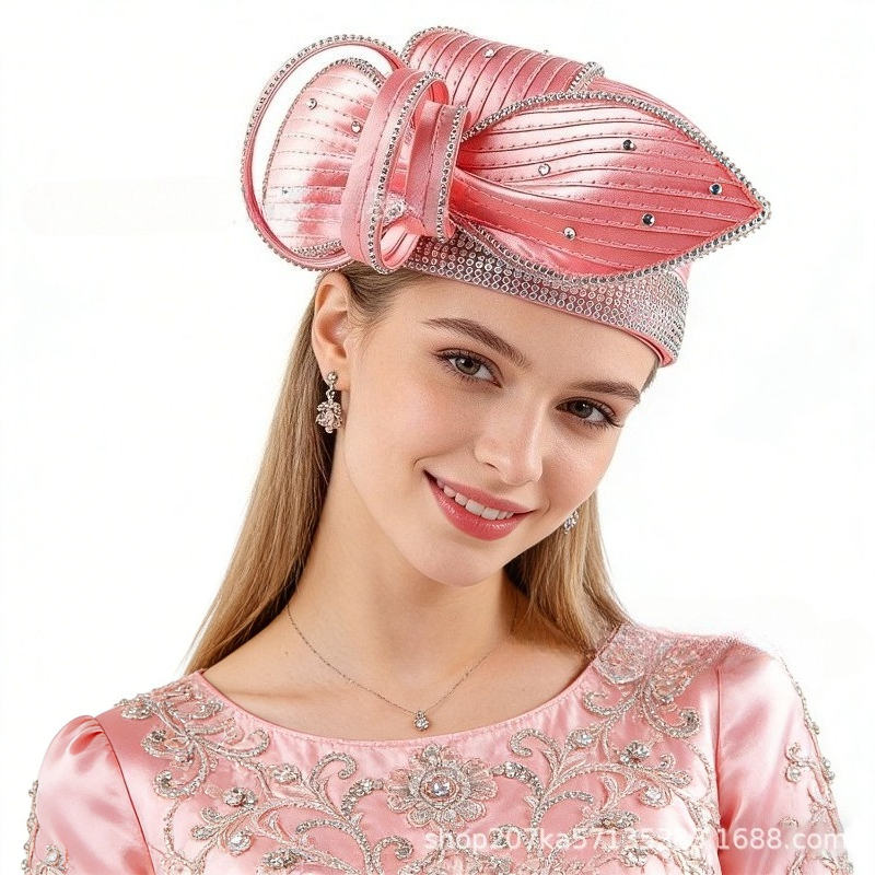 High End Women'S Formal Wear - Damen High-End Strass-Fascinator für Pferderennen, Teepartys,