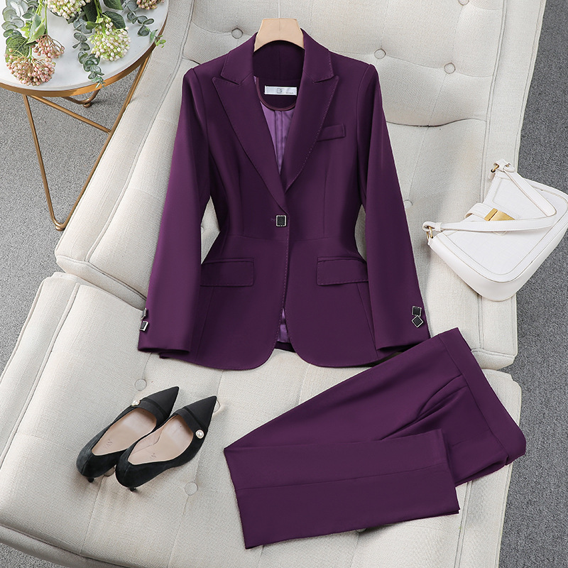 High End Women'S Formal Wear - High-end-Profi Anzug Frauen Frühling Herbst Langarm