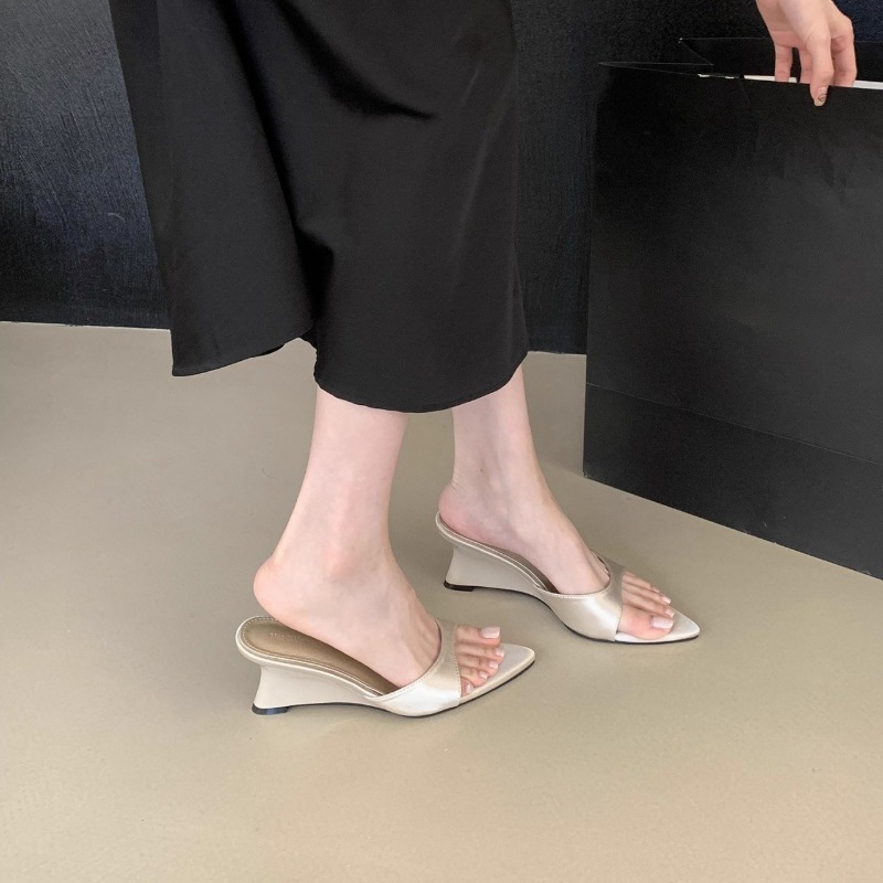 Women Formal Wear For Office - Neue Sommer-Mode Keilabsatz Flip-Flops Outdoor Zehensteg-Sandalen
