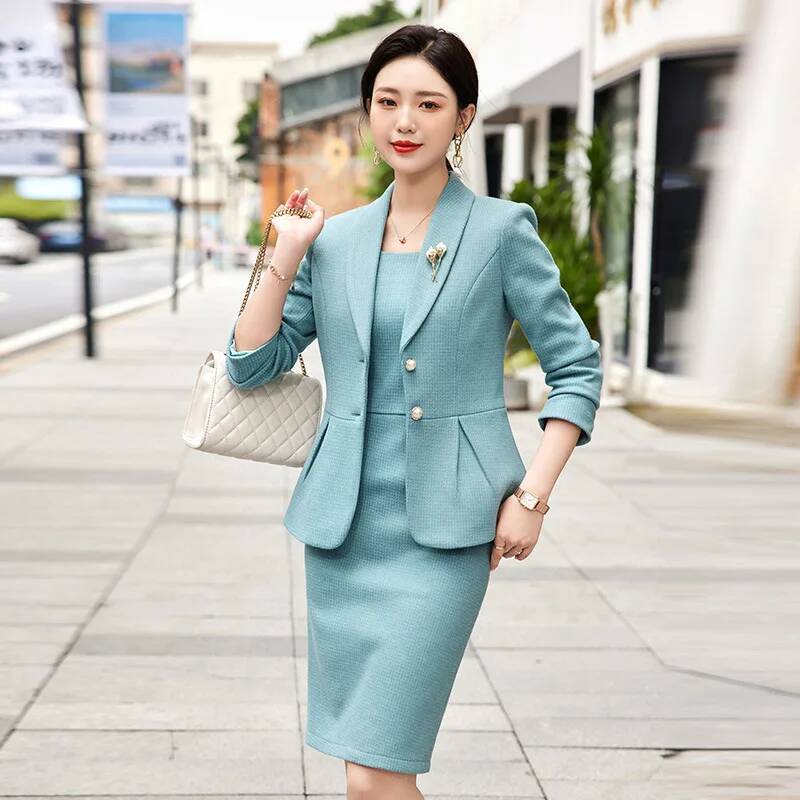 Women Formal Wear Stitching - Hochwertiger Stoff, formelle professionelle Damen-Business-Anzüge mit