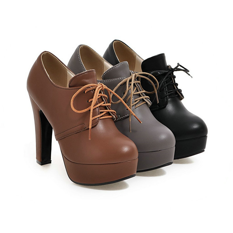 Runde Zehen, braun, schwarz, g – Women Formal Wear For Office Bewertung und Preis