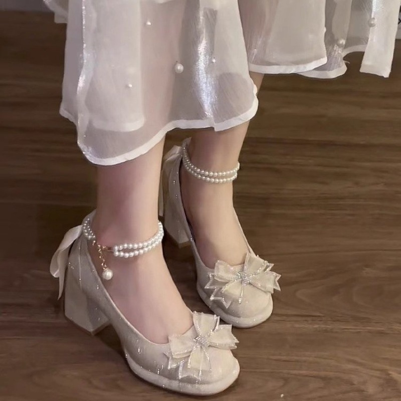 Damen-Pumpschuhe mit französis – Pump Heel Block Bewertung und Preis