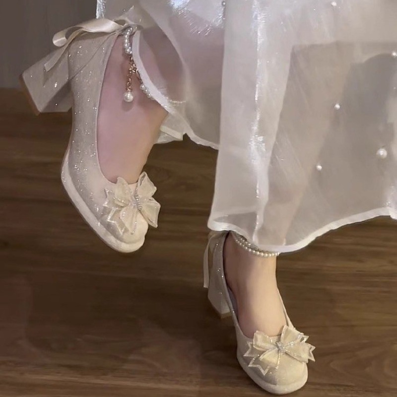 Damen-Pumpschuhe mit französis – Pump Heel Block Bewertung und Preis