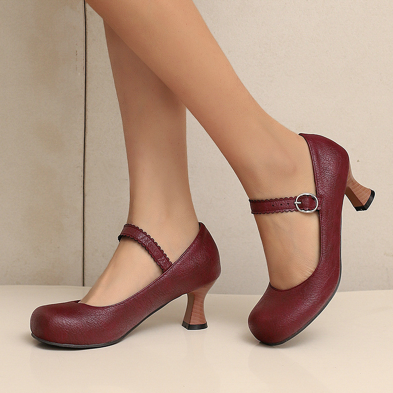 Damen Retro Mary Jane Pumps mi – Women Formal Wear Shoes Bewertung und Preis