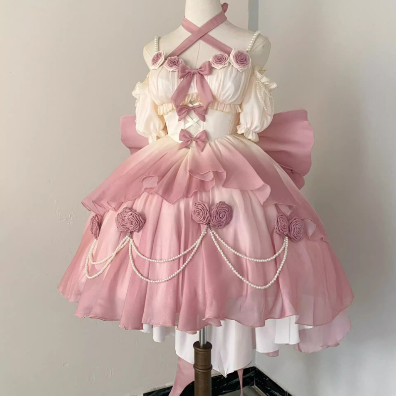 Retro viktorianisches Lolita-K – Victorian Women'S Formal Wear Bewertung und Preis