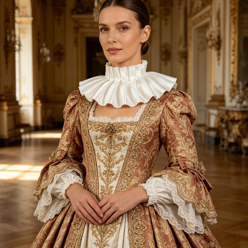 2025 Neuer dekorativer Kragen, – Victorian Women'S Formal Wear Bewertung und Preis