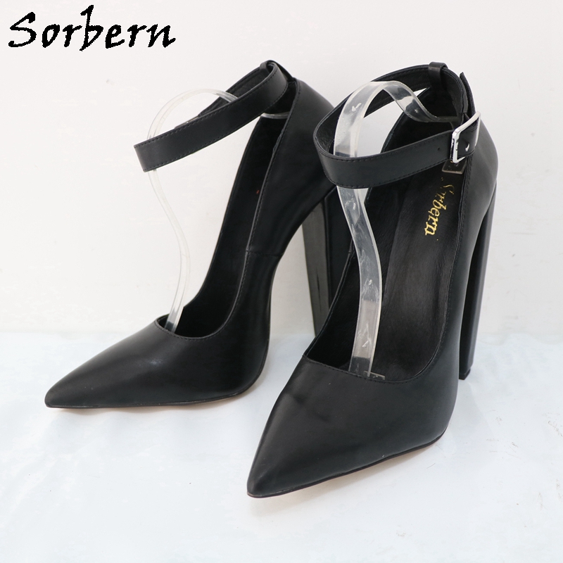 Sorbern große eu47 Frauen Pump – Pump Heel Block Bewertung und Preis