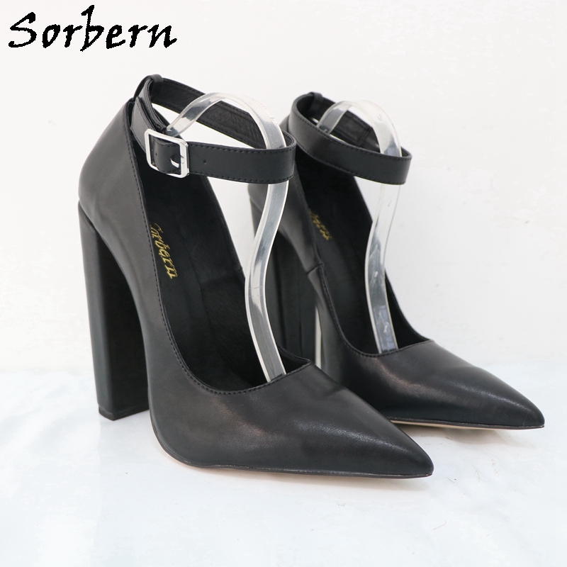 Sorbern große eu47 Frauen Pump – Pump Heel Block Bewertung und Preis
