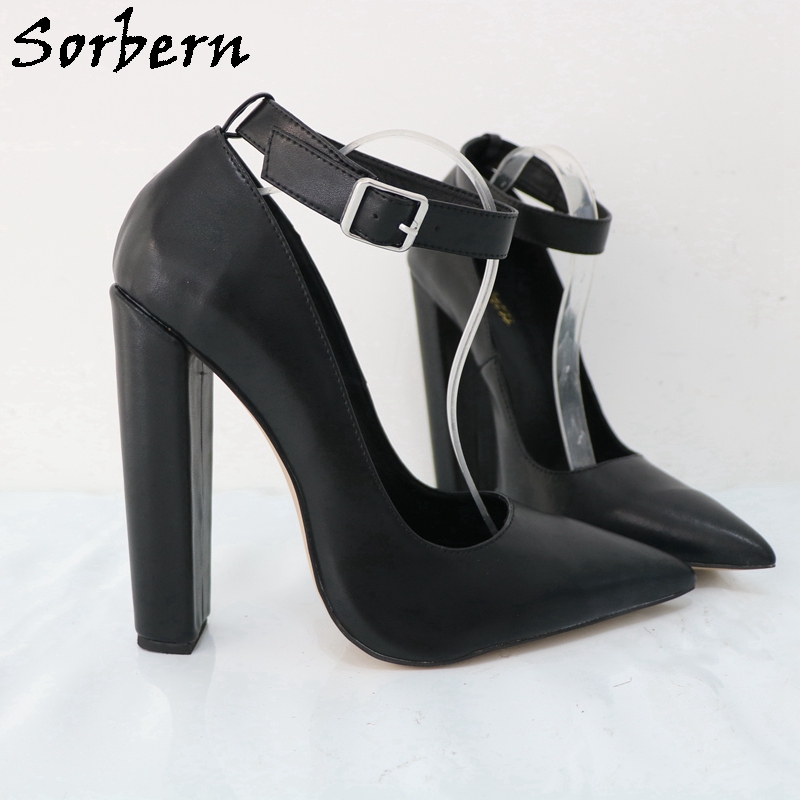 Sorbern große eu47 Frauen Pump – Pump Heel Block Bewertung und Preis
