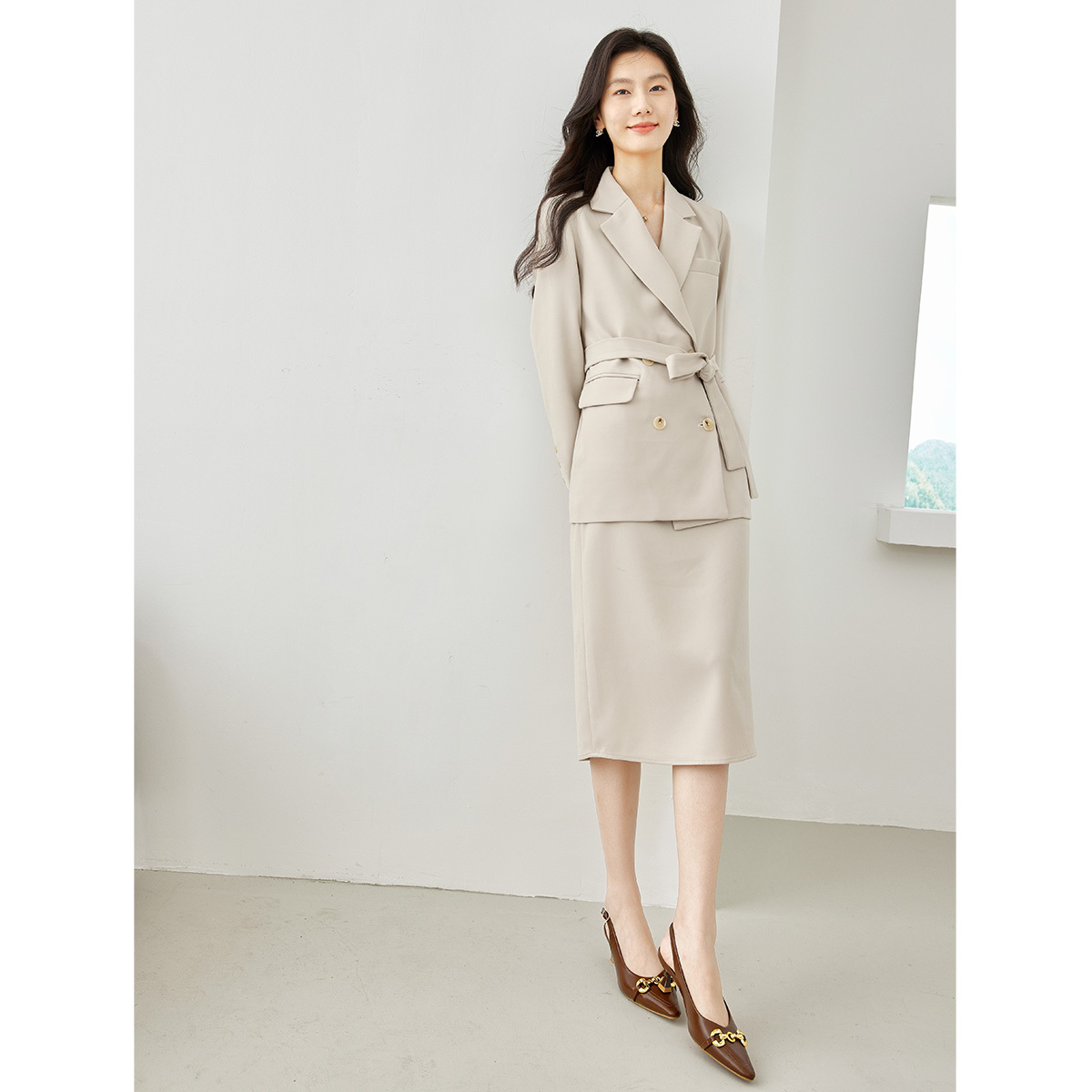 VIMLY Damen Zweiteiler Set 202 – Women Formal Wear For Office Bewertung und Preis