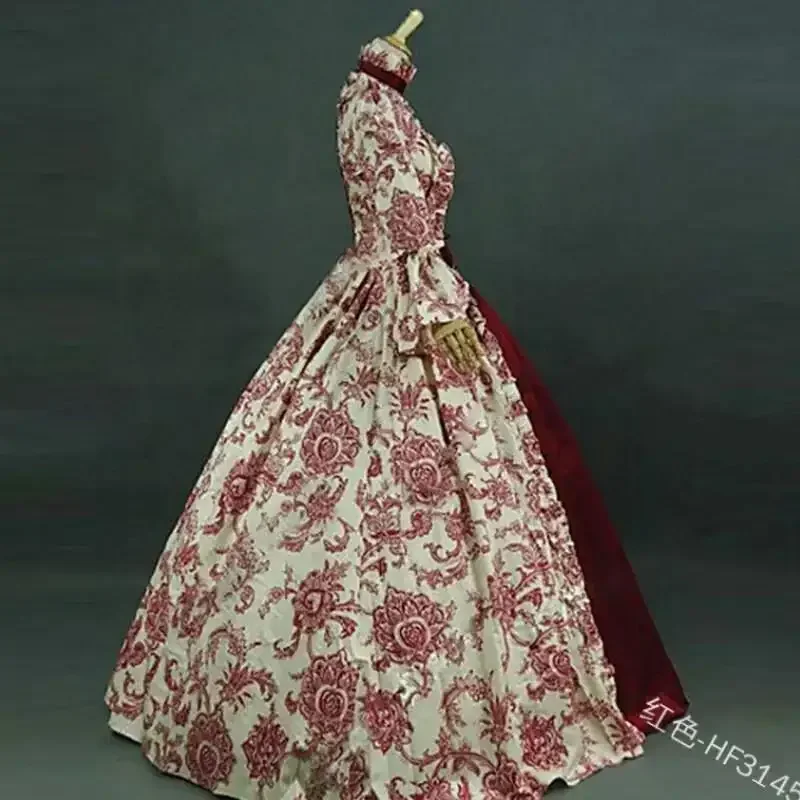 Übergröße Damen Gothic Blumen- – Victorian Women'S Formal Wear Bewertung und Preis